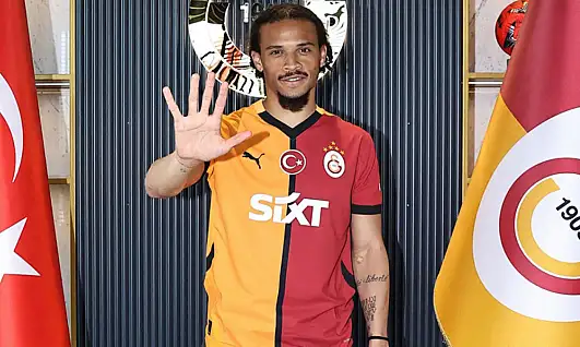Galatasaray Sane ile 3 yıllık anlaştığını açıkladı