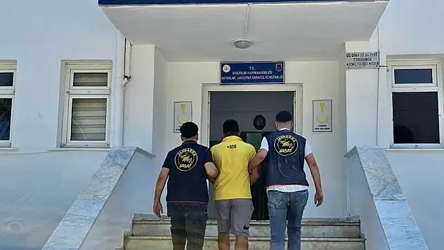 Bodrum'da 16 yıl hapis cezası bulunan kişi yakalandı