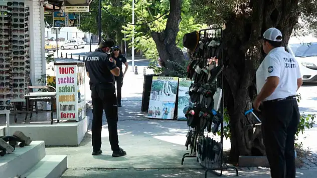 Bodrum zabıta ekipleri işgaliye denetimi yaptı