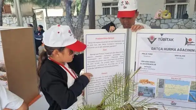 Datça'da bilim fuarı kuruldu