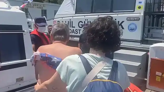 Fethiye açıklarında yaralanan vatandaş tahliye edildi