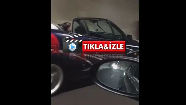 Göcek Tüneli'nde Tehlikeli Anlar