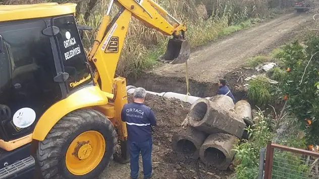 Dalyan Mahallesi'nde Yol Çalışması Devam Ediyor