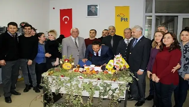 Gaziye PTT'de Sürpriz Doğum Günü