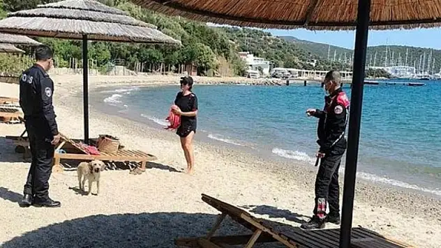 Muğla'da Plaj Alanlarında Yüzmeyenler Maske Takacak