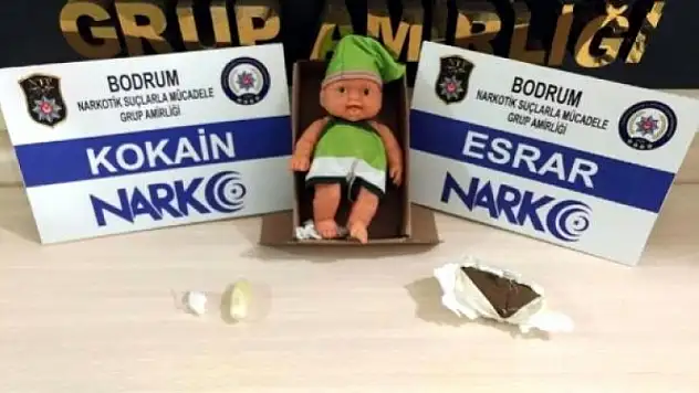 Muğla'da Yapılan Operasyonda Oyuncak Bebeğin İçinden Kokain Çıktı