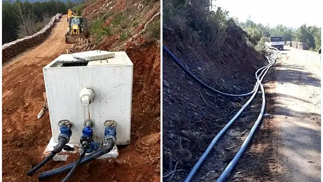 Yatağan'da İçme Suyu Hat Çalışmaları Devam Ediyor