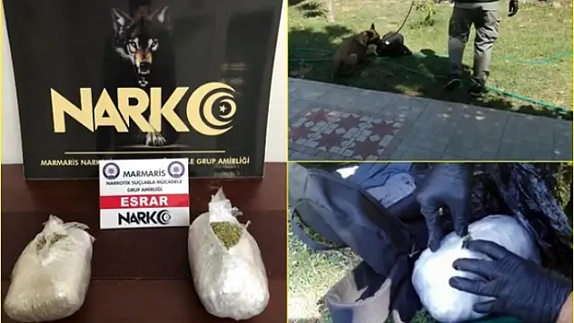 Marmaris Otogarda, Bavulunda 1,5 Kilo Esrar Ele Geçirilen İşçi Tutuklandı