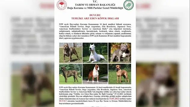 Tarım Ve Orman Bakanlığı'ndan Önemli Duyuru