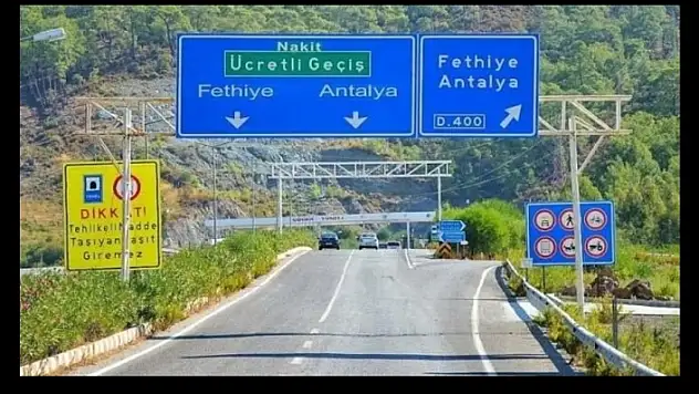 Göcek Tüneli Ücretlerine Zam!
