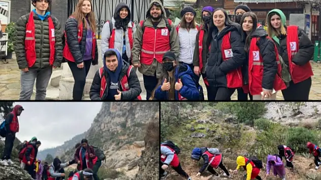 Muğla Genç Kızılay Gönüllüleri'nden Eski Muğla Bölgesine Gezi