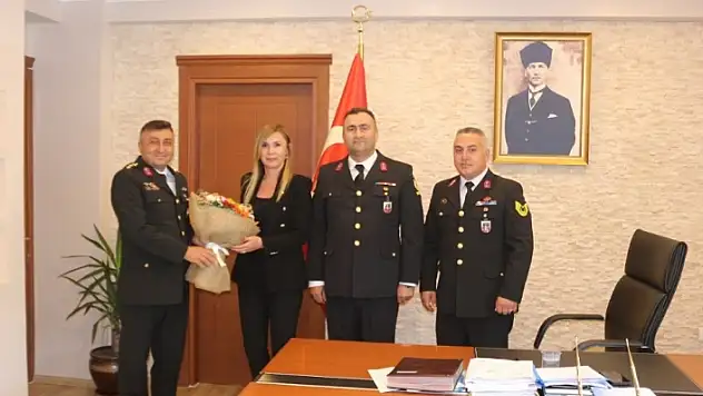Ortaca Kaymakamı Uçar, Jandarma Personelini Makamında Kabul Etti