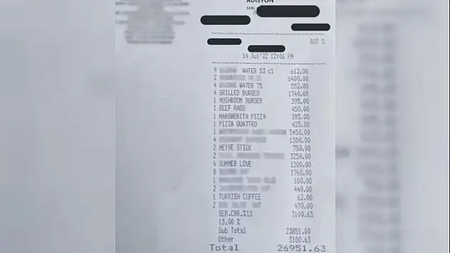 Bodrum'daki Bir Restoranda Ödenen Hesap Gündem Oldu