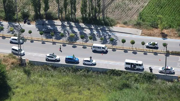 Muğla'da Jandarma Trafiği Havadan Denetledi