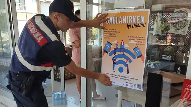 Muğla Jandarma'dan Siber Suç Farkındalık ve Bilinçlendirme Faaliyeti