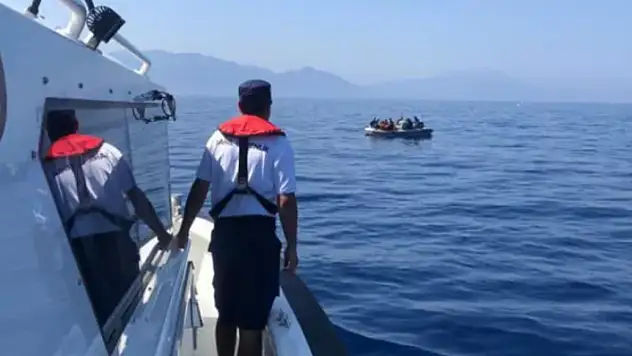Bodrum ve Marmaris'te 39 Düzensiz Göçmen Kurtarıldı