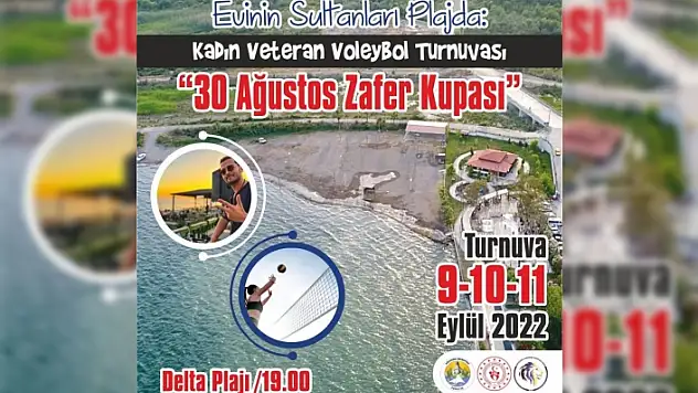 Köyceğiz Delta Plajı'nda Voleybol Turnuvası Yapılacak
