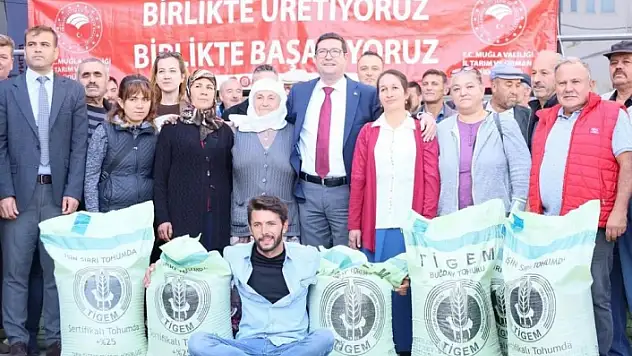 Muğlalı Üreticilere 93 Ton Hububat Tohum Temini SağlaNdı