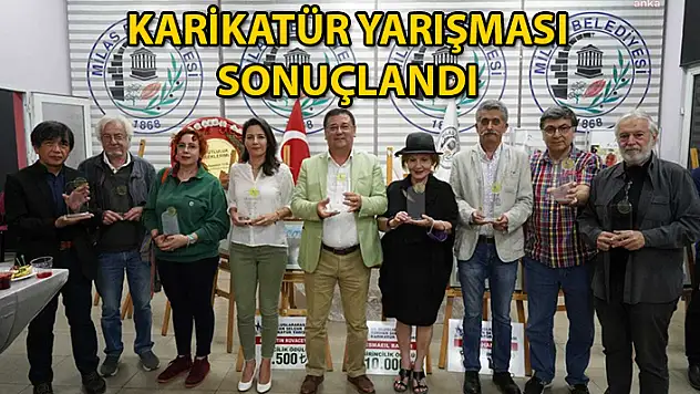 Turhan Selçuk Karikatür Yarışmasında Kazananlara Ödülleri Verildi