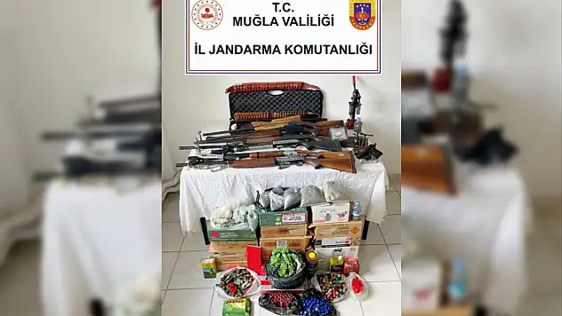 Jandarmadan Yatağan'daki Cephanelik Gibi Eve Operasyon