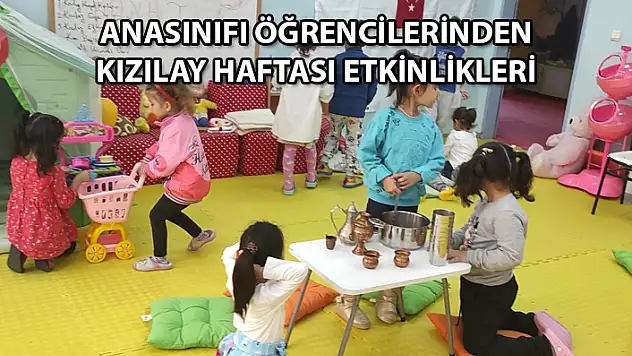 Köyceğiz'de Anasınıfı Öğrencileri Kızılay Haftasını Kutladı