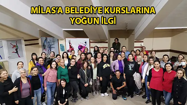 Milas Belediyesi Ücretsiz Kurslar ile Öğrencilere Destek Oluyor