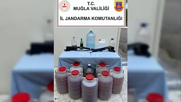 Yatağan'da Kaçak İçki Operasyonu: 2 Gözaltı