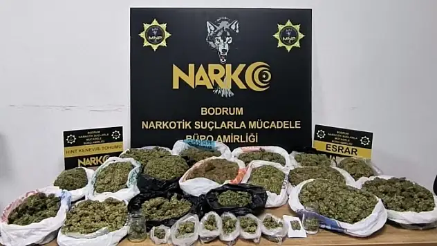 Bodrum'da 3 Kilo Esrar Ele Geçirildi
