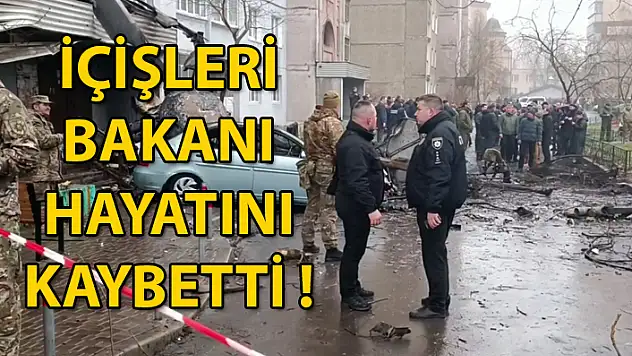 Ukrayna'da Helikopter Düştü: İçişleri Bakanı Hayatını Kaybetti
