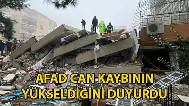 AFAD: 3 BİN 703 VATANDAŞIMIZ HAYATINI KAYBETTİ