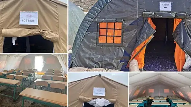 BAKANLIKTAN SINAVA HAZIRLANAN DEPREMZEDE ÖĞRENCİLERE DESTEK