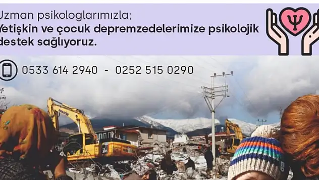MİLAS BELEDİYESİ DEPREMZEDELERE PSİKOLOJİK DESTEK VERİYOR
