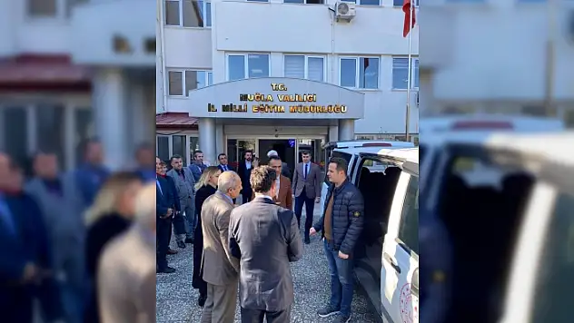 MUĞLA İL MİLLİ EĞİTİM MÜDÜRÜ EMRE ÇAY HATAY'A GİTTİ