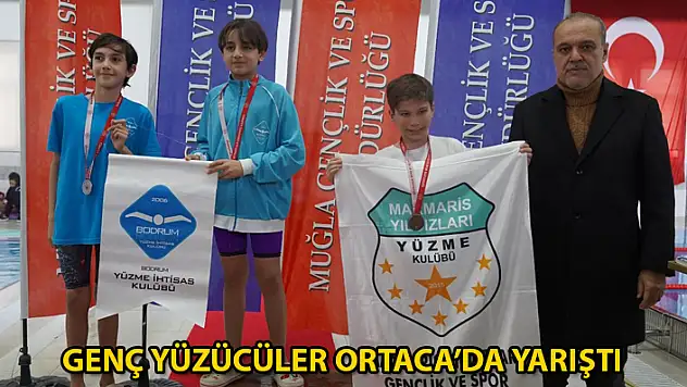 ORTACA'DA YÜZME ŞAMPİYONASI DÜZENLENDİ