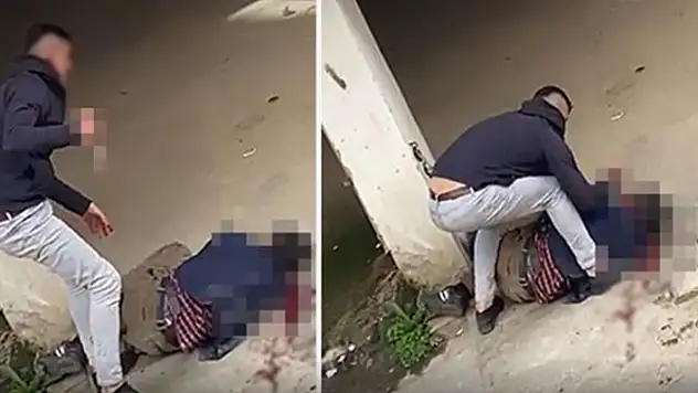 SOKAK ORTASINDA KAN DONDURAN ANLAR YAŞANDI