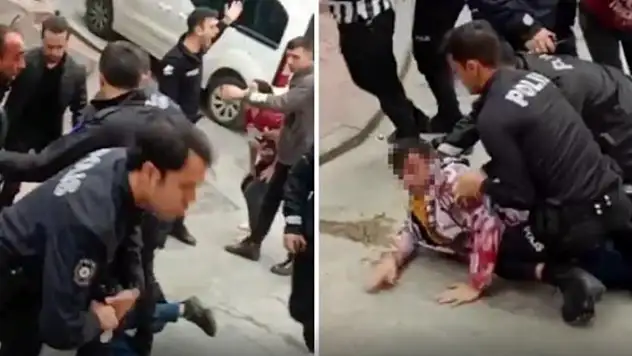 5 POLİS KADES İHBARINA GİTTİ, SALDIRIYA UĞRADI!