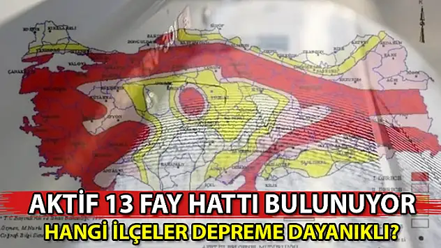 HANGİ İLÇELER DEPREME DAYANIKLI? FAY HATTI NEREDEN GEÇİYOR?