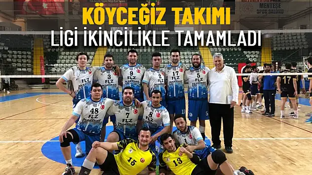 KÖYCEĞİZ ERKEK VOLEYBOL TAKIMI BÖLGESEL LİG'DE İKİNCİ OLDU