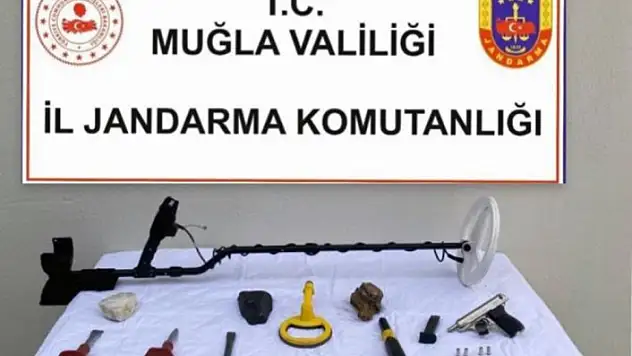 YATAĞAN'DA TARİHİ ESER KAÇAKÇISI YAKALANDI