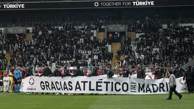 DEPREMZEDELER İÇİN OYNANAN MAÇTA BEŞİKTAŞ, ATLİCO MADRİD KARŞISINDA 2-0 GALİP