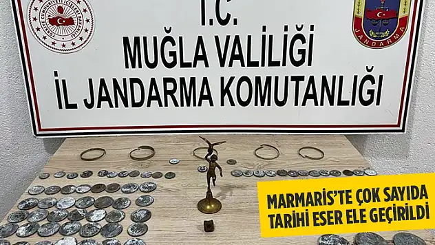 MARMARİS'TE TARİHİ ESER OPERASYONU