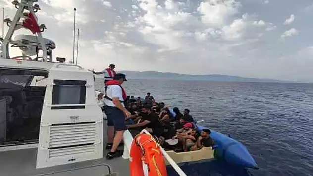 BODRUM'DA 64 KAÇAK GÖÇMEN YAKALANDI