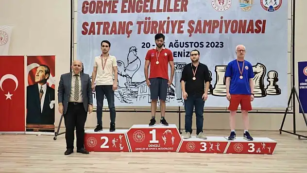 GÖRME ENGELLİLER SATRANÇ ŞAMPİYONASI SONA ERDİ