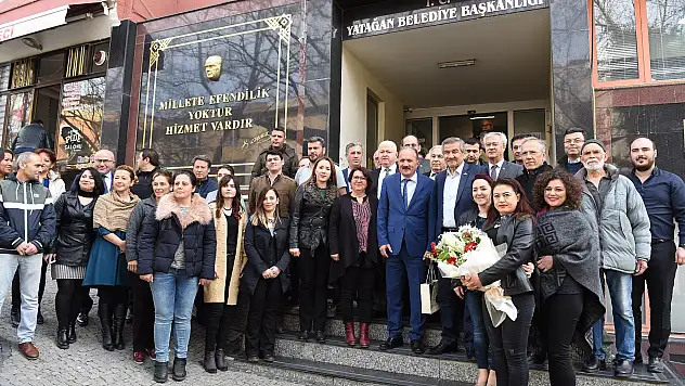 BAŞKAN SAATCI YATAĞAN'DA ALKIŞLARLA KARŞILANDI