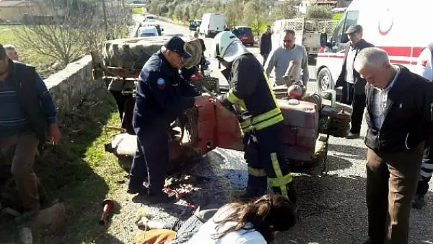 Yatağan'da Traktör Devrildi: 1 Ölü