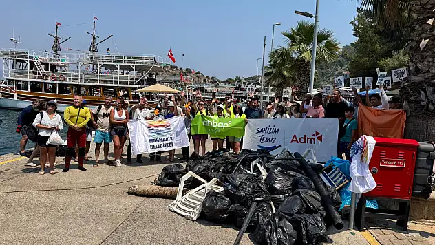 Marmaris'te çevre seferberliği sürüyor