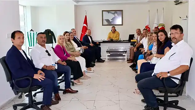 MHP Muğla İl Başkanı Burak Demirel'den Gazeteciler Cemiyeti'ne ziyaret!