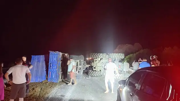 Milas'ta traktör devrildi! Bafa Tüneli ulaşıma kapandı