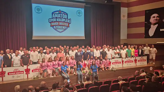Muğla'da amatör spor kulüplerine 25 milyon 400 bin TL'lik destek