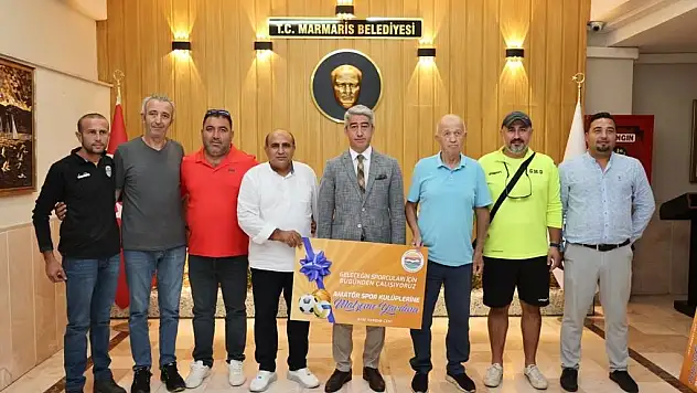 MARMARİS BELEDİYESİ KLÜPLERE DESTEK OLUYOR